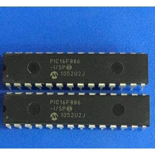 Xinyuanin stock PIC16F886-I/SP PIC16F886 16F886 DIP28 IC MCU 8BIT 14KB FLASH 28SDIP 1pcs