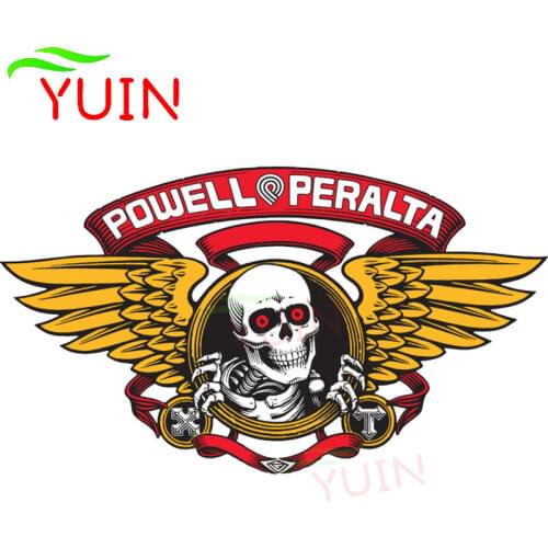 Personality Car Sticker Motorcycle Decals School Ripper-black Bones Brigade PVC Decorative Accessories Waterproof Decal 15*15cm