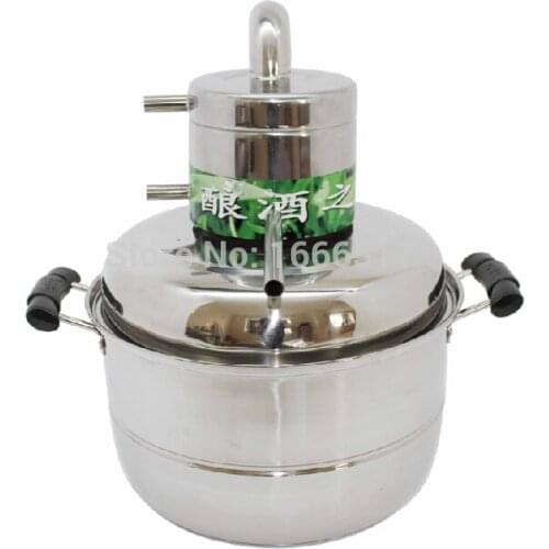 New 10L Water Alcohol Distiller Home Brew Kit Still Wine Making Essential Oil Boiler Y313