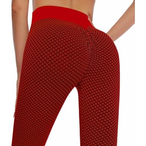 Peach Hip Gym Pants Wind Honeycomb Bodybuilding Yoga Pants High Waist Beauty Buttocks Exercise Tights Large Size Fitness Pants