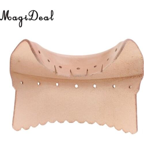 MagiDeal Professional 6Pcs Cow Leather Snooker or Pool Billiards Table Pocket Leather Small / Large Pool Table Accessory Hot