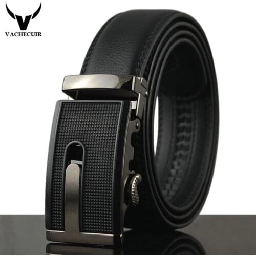 Fashion Cowhide Genuine Leather Mens Belt 130cm Stylish Brand Pants Strap Automatic Alloy Buckle Luxury Waistband cinturonesQ208