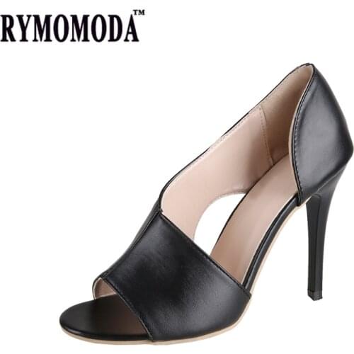 Big Size 41 42 Sandals Women 2021 Spring Summer Fashion Sexy Girl Party Nightclub Female PU Leather Thin High Heels Shoes