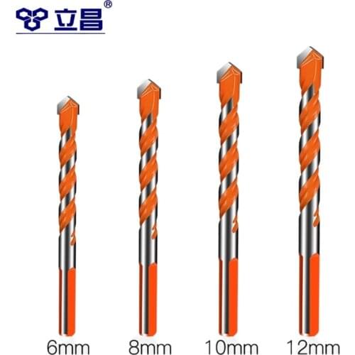 LICHANG 1/2pcs Overlord Drill Bits Twist Wall Carbide Metal Set Multifunctional Building Tools Parts Chaser Ceramic Woodworking