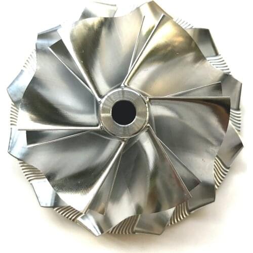 TD05 58.25/78.00mm 6+6 blades Reverse Turbo Billet compressor wheel/Aluminum 2618/Milling wheel for turbocharge Cartridge/CHRA