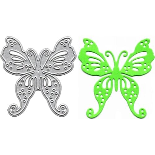 Butterfly Stencils For DIY Scrapbooking Handmade Art Album Card Decor Paper Embossing Folder Clear Stamps And Craft Cutting Dies