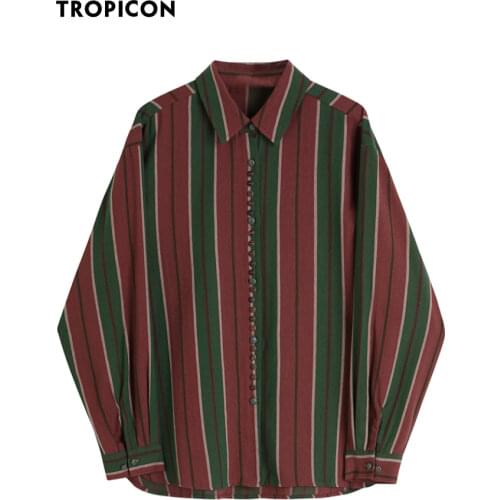 Женские красные рубашки TROPICON China At AliExpress