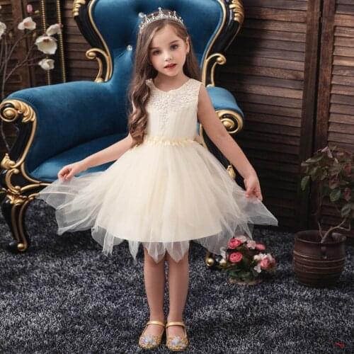 Girls Party Dresses princess dress girl vestido robe enfant fille lace dress robes kleider robe petite fille jurkjes jurken 2020