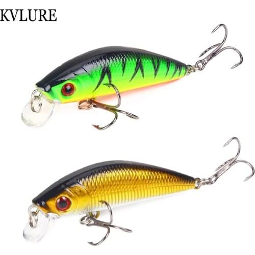 1PCS 7.4g/7cm Fishing Lure Quality Minnow Lure 3D Eyes Plastic Hard Bait Pesca Artificial Jig Wobblers Crankbait Fishing Bait