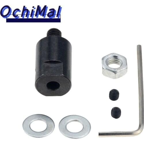 1pc M6 3.17/4/5/6/8mm Axle Motor Shaft Coupler Sleeve Saw Blade Coupling Chuck Adapter