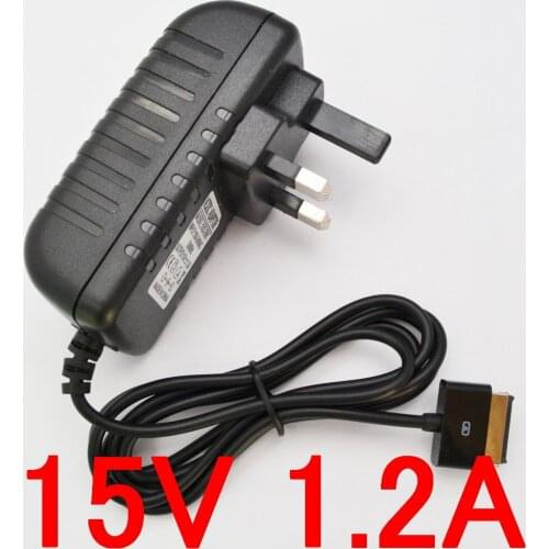 1PCS High quality 15V 1.2A Wall Charger Adapter UK plug For Asus EeePad Transformer TF201 TF300 TF700
