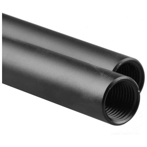 2pcs FOTGA 50cm Length Standard 15mm Aluminum Rods for DSLR Rod Rails System