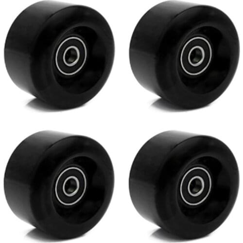 4PCS Skateboard Soft Wheels High Speed 82A 58mm*32mm PU Durable Double Rocker Roller Skating Parts+ 608 Bearings Accessories