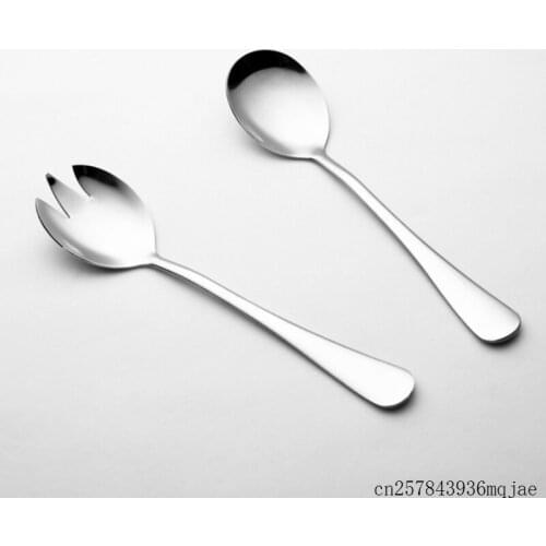 50pcs Salad Forks Fruit Utensils Stainless Steel Sporks Dessert Spoon Noodles Forks Kitchen Tableware Tools