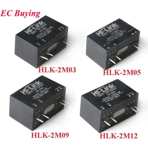 AC-DC Power Module Mini Isolation Switch Power Supply Module 220v to 3.3V/5V/9V/12V HLK-2M03 HLK-2M05 HLK-2M12 HLK-2M09 AC DC