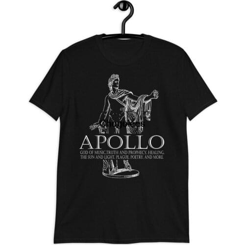 Apollo God Of Music And Sun Greek Mythology T Shirt