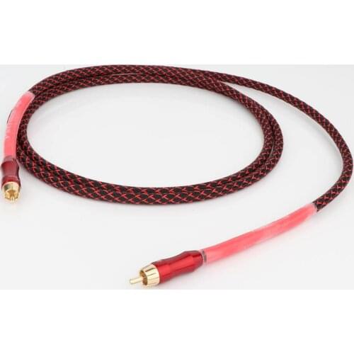 One Piece Canare GS-6 Digital Coaxial Audio Cable Male RCA Connector