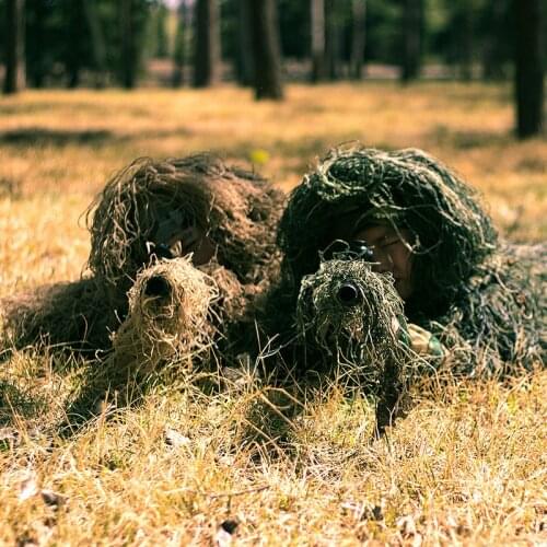 CS Games Ghillie Suits Child Camouflage Tactical Army Jungle Suits Tops Pants Hats Holsters Storage Bags