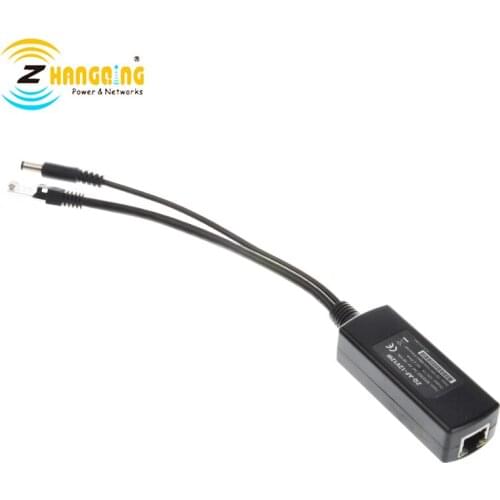 Gigabit Mode A & Mode B PoE Splitter Converts 40-56 Volts PoE to 12 volt 12 Watt Output