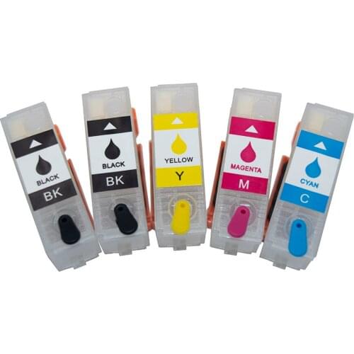 5Color IB06 IB06A Refillable Ink Cartridge with Chip for Epson PX-S5010 Printer