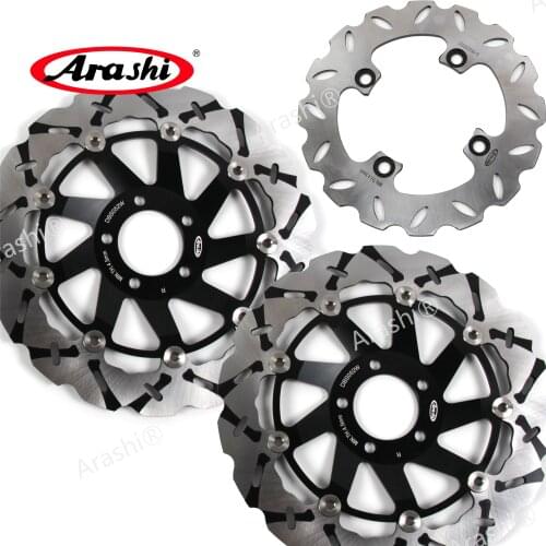 ARASHI Fit KAWASAKI ZX9R NINJA Front Rear Brake Rotors Brake Disc Set For KAWASAKI NINJA ZX-9R 2000-2001 ZX 9R ZX 900