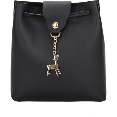 PU Leather Mini Shoulder Bag Fawn Crossbody Messenger Handbag Purse Clutch Bag Solid Crossbody Bags For Women Bags For Women New