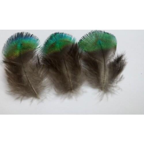 New! 50 ieces high quality peacock feather 3-5cm long DIY jewelry decoration