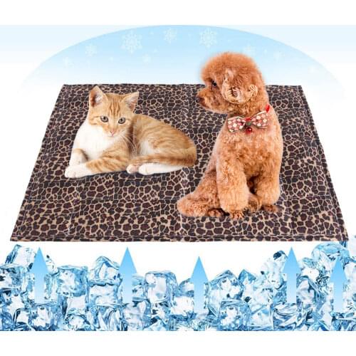 Summer Cooling Mat for Dogs Cats Self Dog Cooling Mat Breathable Pet Crate Pad Portable Washable Pet Cooling Blanket
