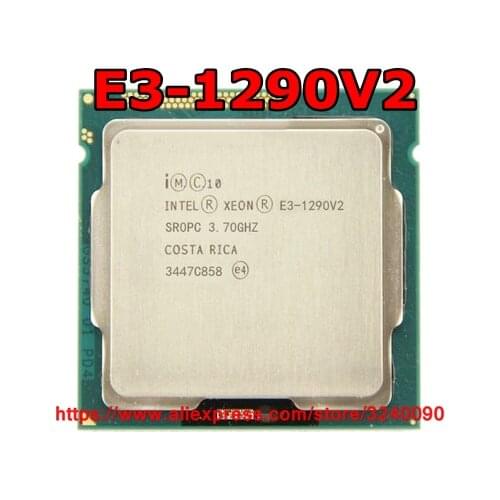 Original Intel Xeon CPU E3-1290V2 Processor 3.70GHz 8M Quad-Core Socket 1155 free shipping E3 1290V2 E3-1290 V2 E3 1290 V2