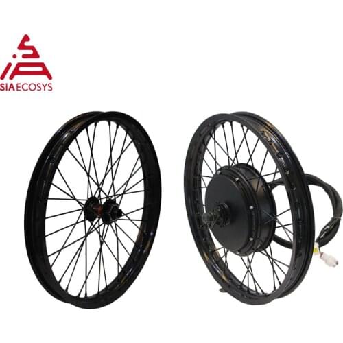 QSMOTOR 19*1.6inch front and rear wheel rim 3kw electric bike spoke hub motor for electric bicycle
