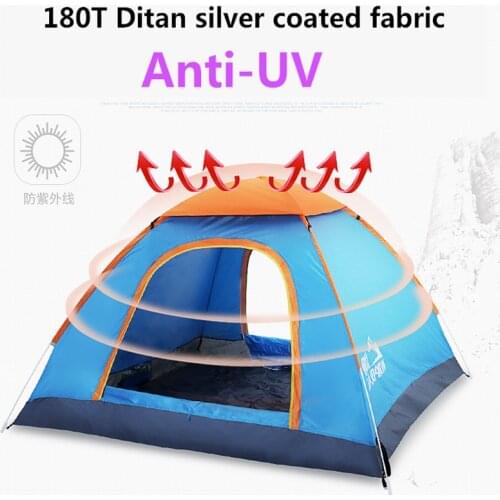 200*200*125cm Portable Beach Tent Waterproof Fishing Shelter pup Tent Quick Automatic Summer Auto Anti-UV throw baby little Tent