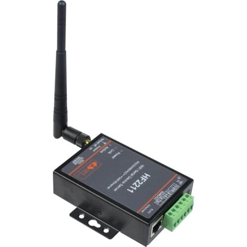 WiFi Serial Device Industrial Automation Modbus Server RS232/RS485/RS422 Serial Port to WiFi Ethernet Converter Module HF2211