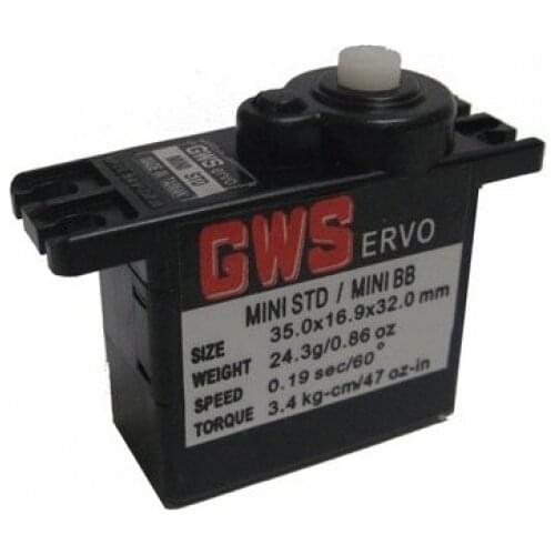 Taiwan GWS Mini L STD servo motor 26G 3.4kg servo servo model