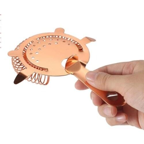 1pcs Bar Strainer Sprung Cocktail Strainer Stainless Steel Deluxe Strainer Kitchen Bar Tools Drink Bartender Professional Tools