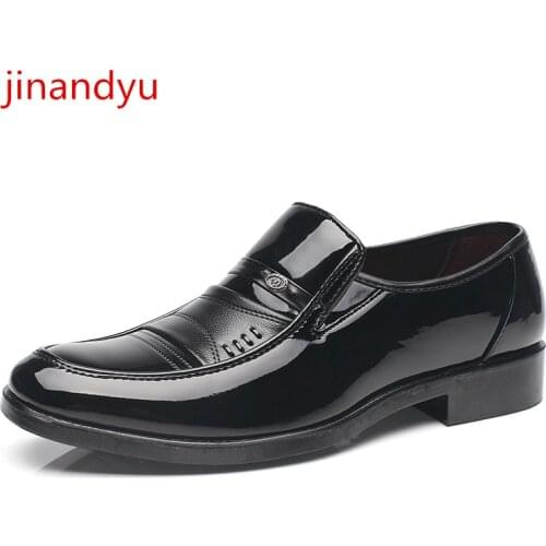 Wedding Dress Mens Loafers Black Brown Leather Shoes Men Office Wear Elegant Classic Oxford Shoe Mens Business Shoes Cuir Homme