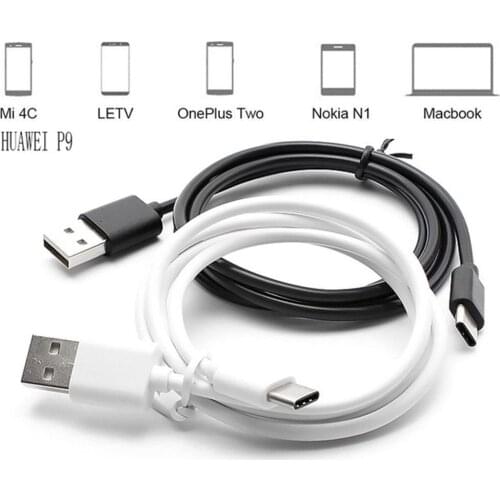 Typec 25cm 1m 2m 3m white black Type-C Type C USB Data Sync Charger Cable For Nokia N1 Macbook OnePlus ZUK Nexus 5X/6P p10 1000p
