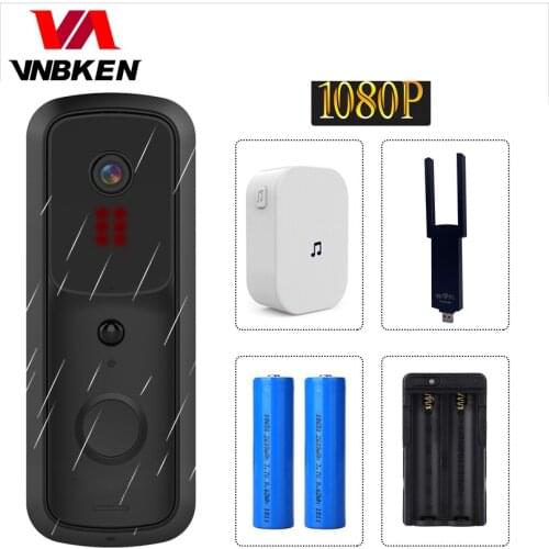 V10 1080P Smart WiFi Video Doorbell Camera Visual Intercom with Chime Night vision IP Door Bell Wireless Home Security Camera