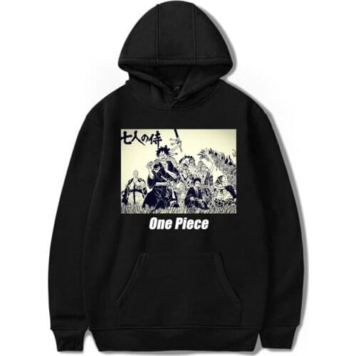 Japan Anime One Piece Hoodie Sweatshirt Printed Ace Luffy Oversize Clothes Unisex Autumn Fashion Harajuku Streetwear Pullover
