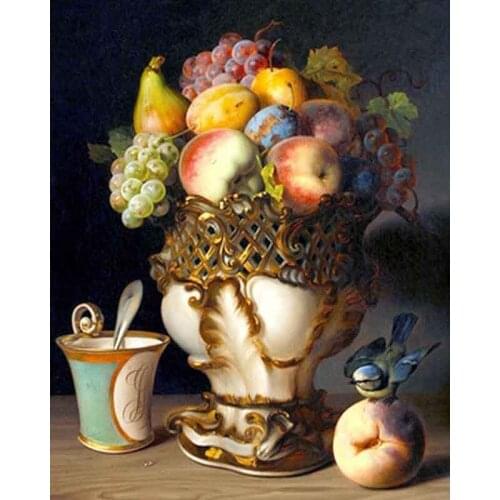 YIKEE diamond painting Fruits，cross stitch diamond,diamond mosaic paintings Y1560