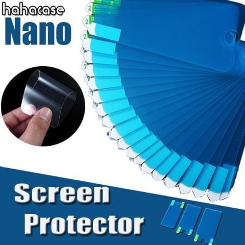 1000pcs Nano Soft Screen Protector Film Ultra For iPhone 12 Mini 11 Pro Max XS XR X 8 7 6 6S Plus SE 5 5S Protective Guard