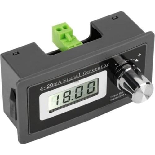 2-wire 4-20mA Current Loop Signal Generator Panel-mounted Current Transducer Support 2,3,4 wires