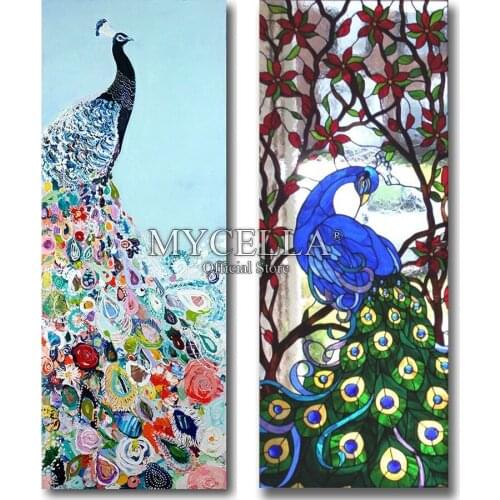 5D DIY Diamond Painting Peacock Diamond Embroidery Cross Stitch Full Round Diamond Mosaic Animals Home Decor Rhinestone Crafts