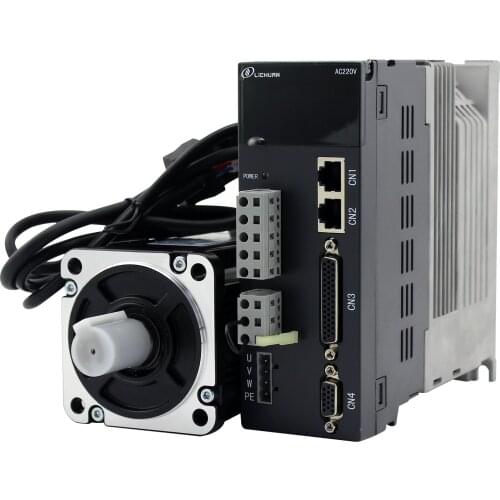 80st-M02430 750w servo motor flange 80 2.39Nm with drive servo motor ac 220v servo kit 0.75kw for CNC milling machine