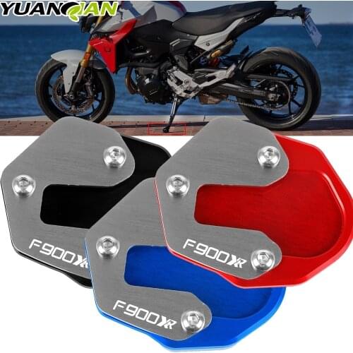 For BMW F900R F900XR F 900 R XR 2019-2021 Motorcycle Accessories Foot Side Stand Pad Plate Kickstand Enlarger Support Extension