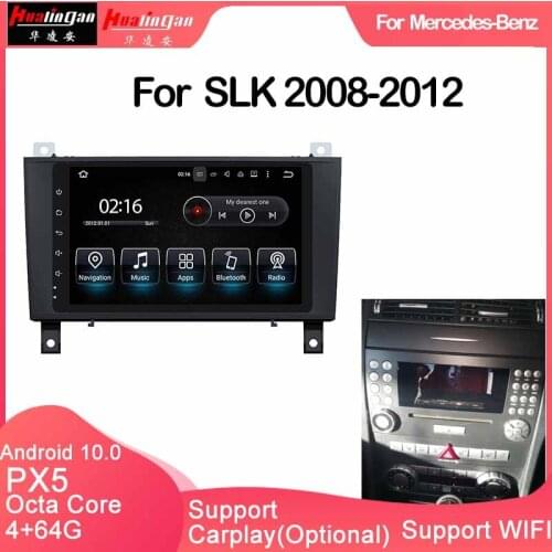 Hualingan For Benz SLK 2008-2012 Android car multimedia navigation Touch screen gps support carplay DAB DVR optional