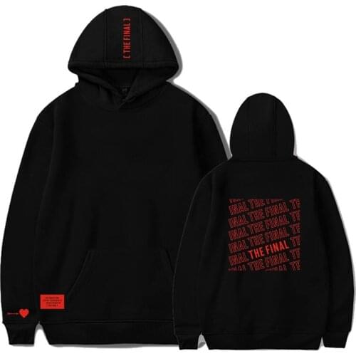 Bangtan Boys Album Concert Love Yourself THE FINAL Print Long Sleeve Hooded Sweatshirt Kpop Hoody Pullovers Hoodies PG034