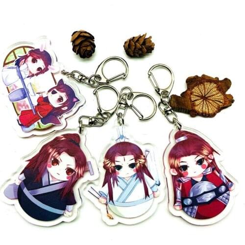 Heaven Officials Blessing Tian Guan Ci Fu Xielian Huacheng Acrylic Pendant Figure Keychain Keyring Collection Model Toy Gifts