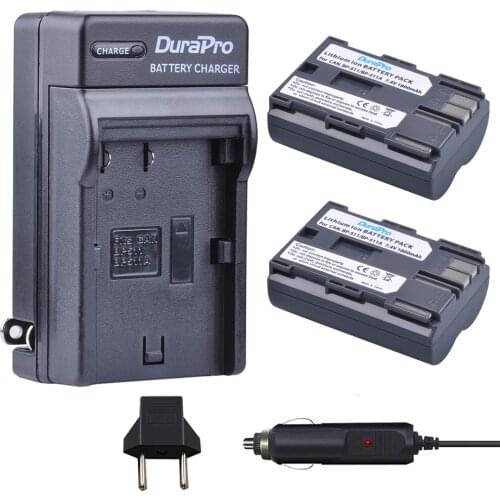 BP-511 1800mAh BP-511A Battery + Single Charger for Canon EOS 40D 300D 5D 20D 30D 50D 10D D60 G6