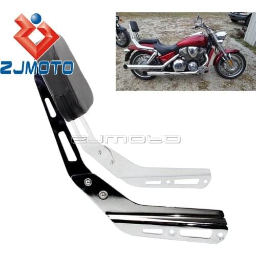 For VTX 1800 1300 Motorcycle Steel Complete Sissy Bar Backrest + Pad For Honda VTX1800F 2005-2011 VTX1300C VTX1800C All Year