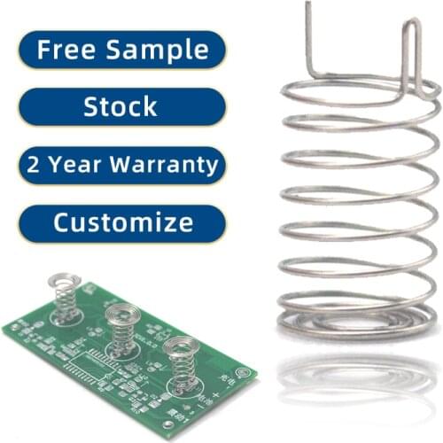 Electrical Metal Panel Switch Touch Spring Button For Pcb Connector Wire Diameter0.3mm OD 4mm